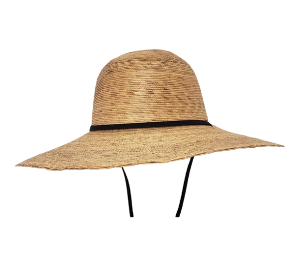 Breeze Brown Flat Brim Sun Hat