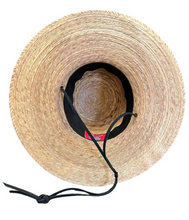 Load image into Gallery viewer, Breeze Natural Flat Brim Sun Hat
