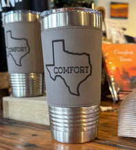 Load image into Gallery viewer, Leatherette Tumbler | Comfort Texas | 20 ounces
