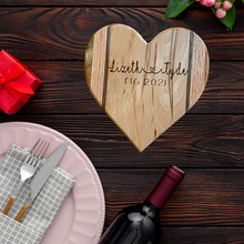 Load image into Gallery viewer, Heart Shaped Serving Board
